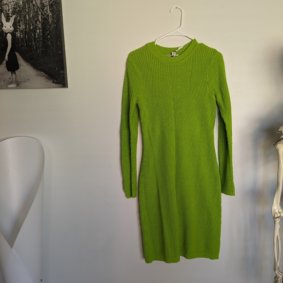 Victor Glemaud x Target neon green sweaterdress Medium - NWT - Picture 5 of 6
